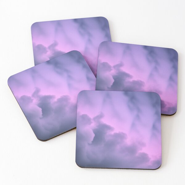 Item preview, Colorful Purple Clouds Abstract Art Cool designed and sold by Michael Voyler.