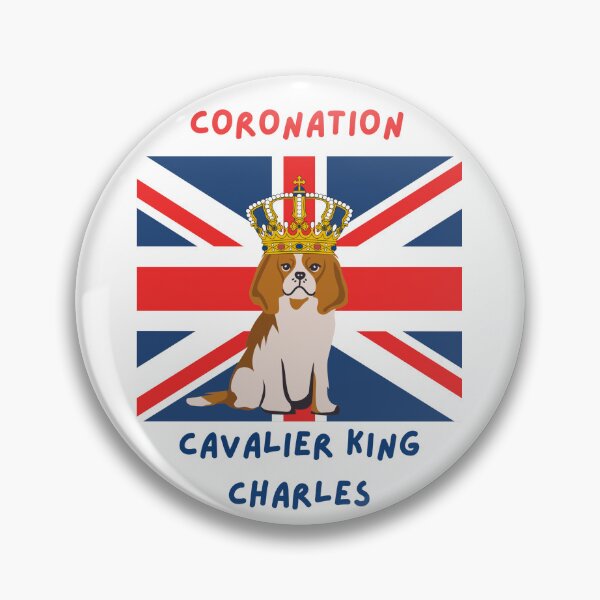 Item preview, Coronation Cavalier King Charles. British Royalty Parody For Dog Lovers designed and sold by Rebel-Design.