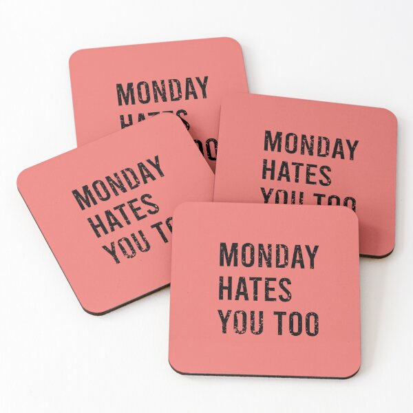 Item preview, Monday hates you too designed and sold by PixelPuncheur.