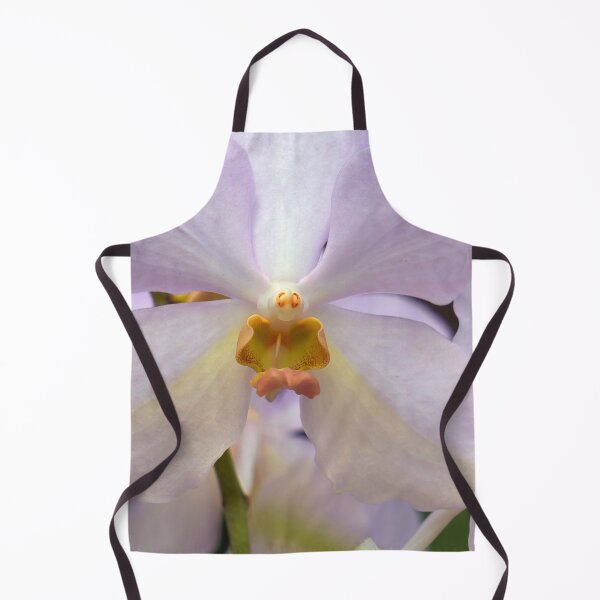 Item preview, closeup of a white orchid designed and sold by likbatonboot.