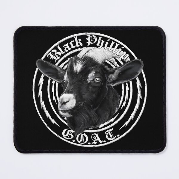 Item preview, Black Phillip the GOAT emblem designed and sold by lauragraves.