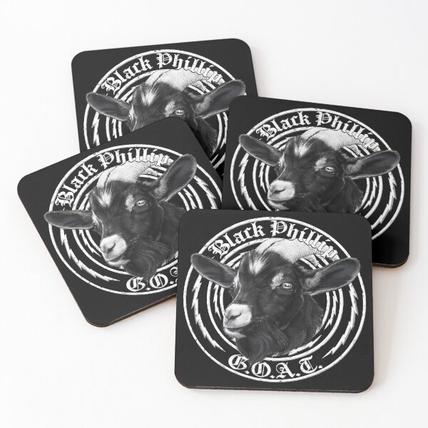 Item preview, Black Phillip the GOAT emblem  designed and sold by lauragraves.