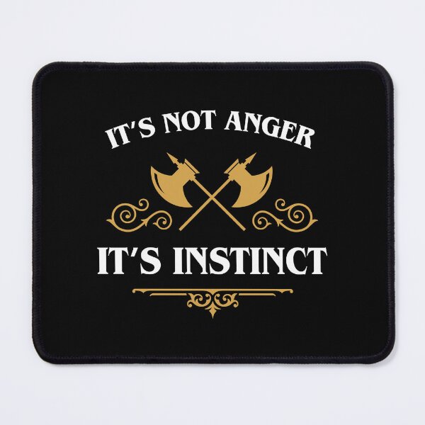 Item preview, Barbarian Not Anger Instinct Funny Tabletop RPG designed and sold by pixeptional.