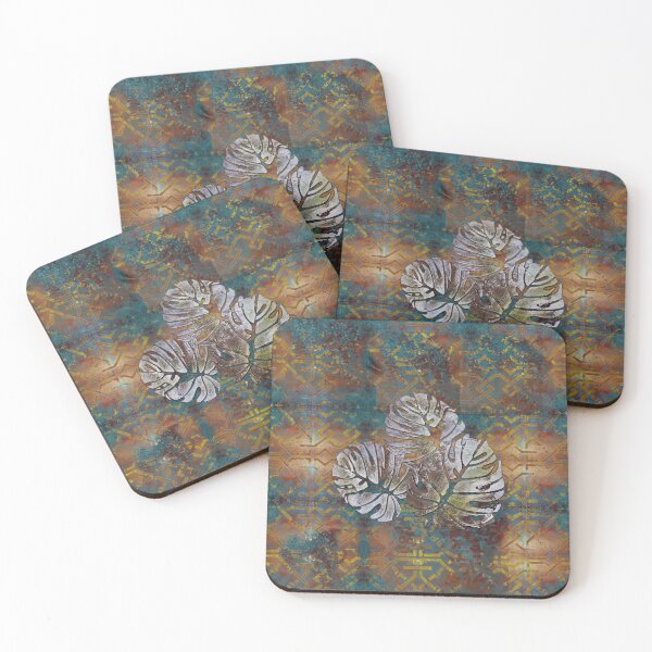 Item preview,  Giant philodendron floral motifs, murals designed and sold by CrisMor-Art.