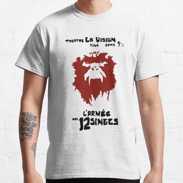 12 monkeys, l'armee des 12 singes, Monkey, L'Armée des douze singes Classic T-Shirt