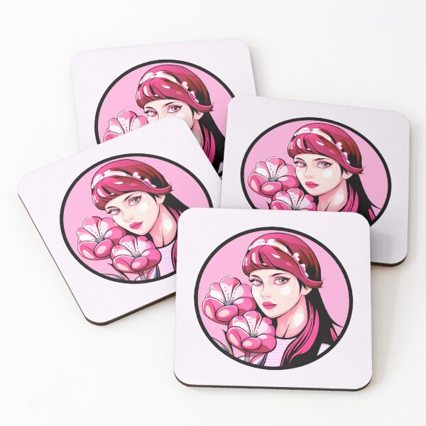 Item preview, pinkshades flower girl designed and sold by sadieillust.
