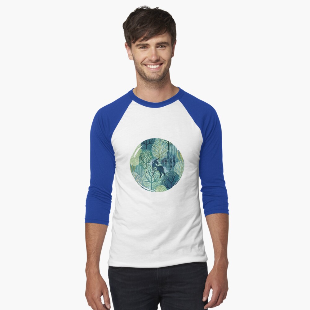 Item preview, Baseball ¾ Sleeve T-Shirt designed and sold by adenaJ.