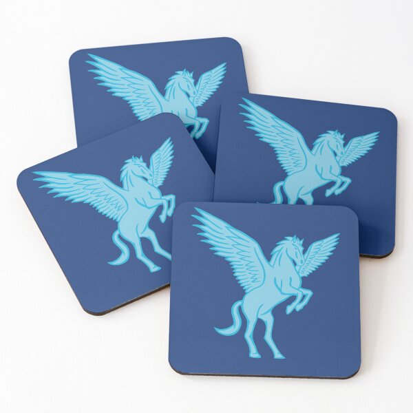 Item preview, Blue Pegasus Line Drawing designed and sold by shaldesign.