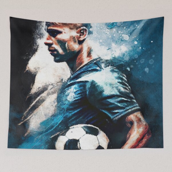 Item preview, Football watercolor sport art #football #soccer designed and sold by JBJart.
