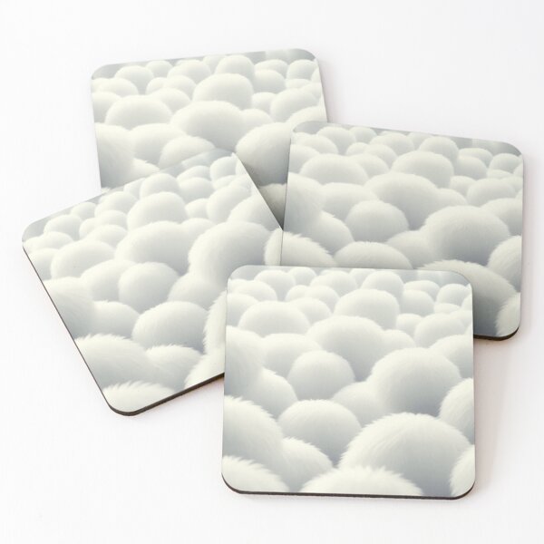 Item preview, soft balls, clouds, with word "fluffy" designed and sold by Time4Space.