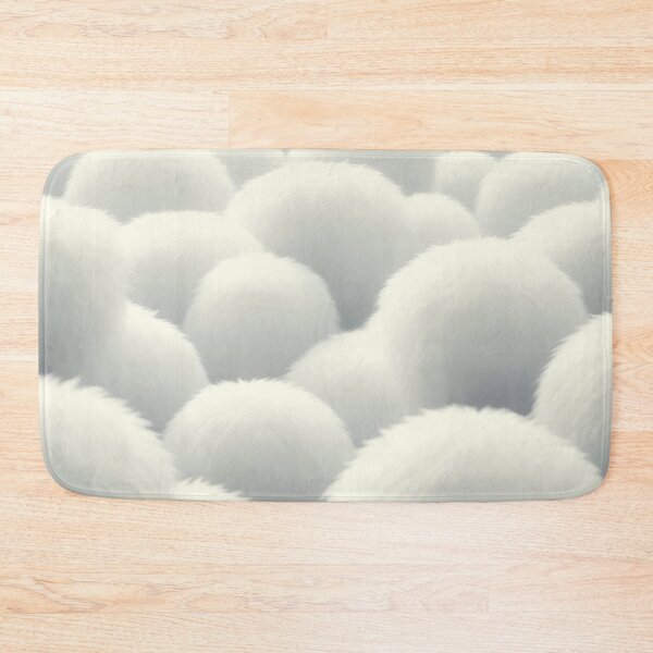 Item preview, soft balls, clouds, with word "fluffy" designed and sold by Time4Space.