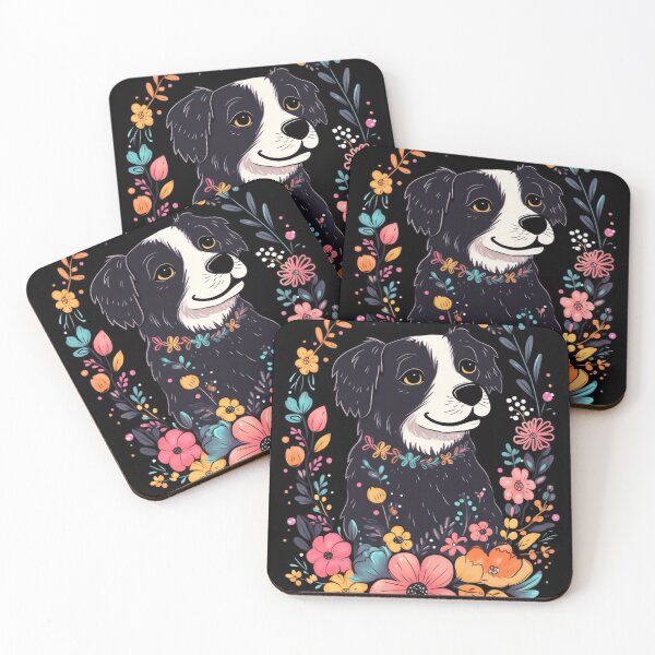Artikelvorschau, Dog and flowers entworfen und verkauft von Ai-Blues.