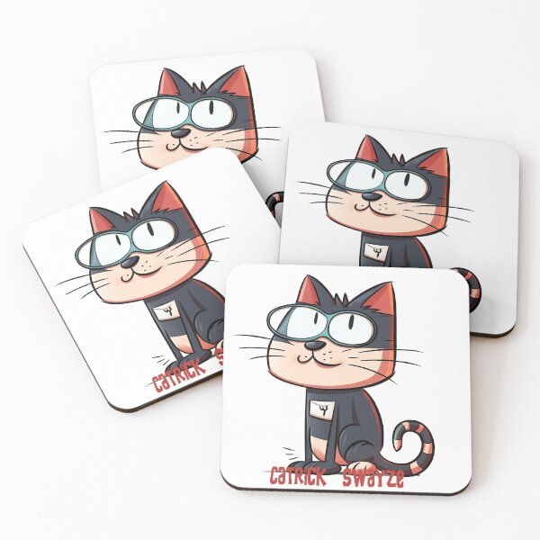 Item preview, Cat-Pun Catrick Swayze designed and sold by cooeeman.