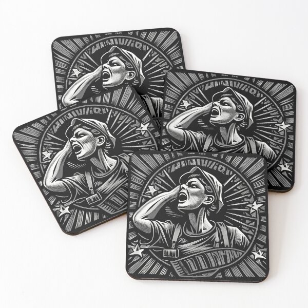 Item preview, screaming， working woman designed and sold by waterstonehome.