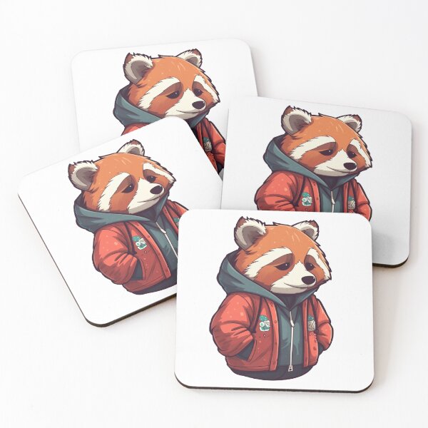 Item preview, Cute Red Panda Hoodie Stylized Anime Cartoon designed and sold by PrestigeTemp.