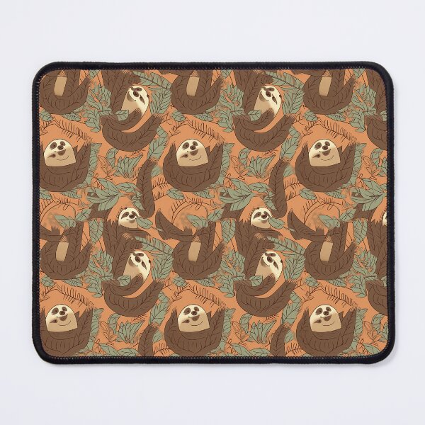Item preview, Retro Art Deco Sloth Pattern | Vintage Design for Modern Trendsetters designed and sold by Retro-ArtDeco.