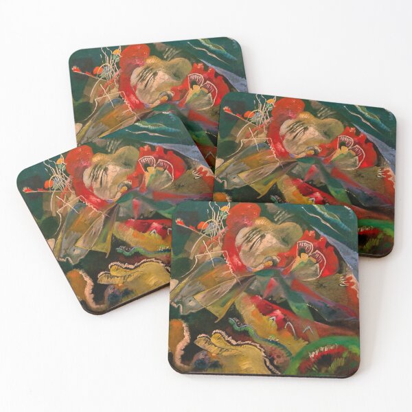 Item preview, Bild Mit W Eissen Linien by Wassily Kandinsky designed and sold by BossyCatHome.