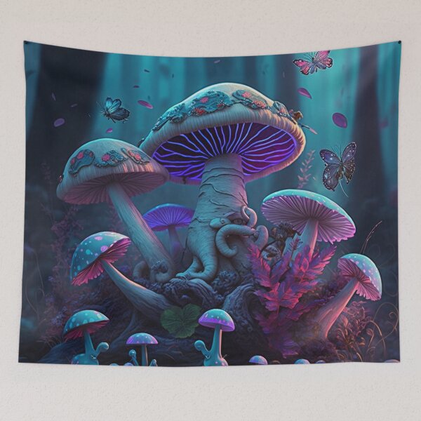 Item preview, Fantasy Mushroom Forest designed and sold by WhimsyGrace.