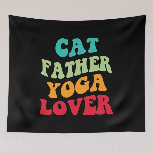Item preview, Cat Father Yoga Lover III designed and sold by Lemon Pepper.