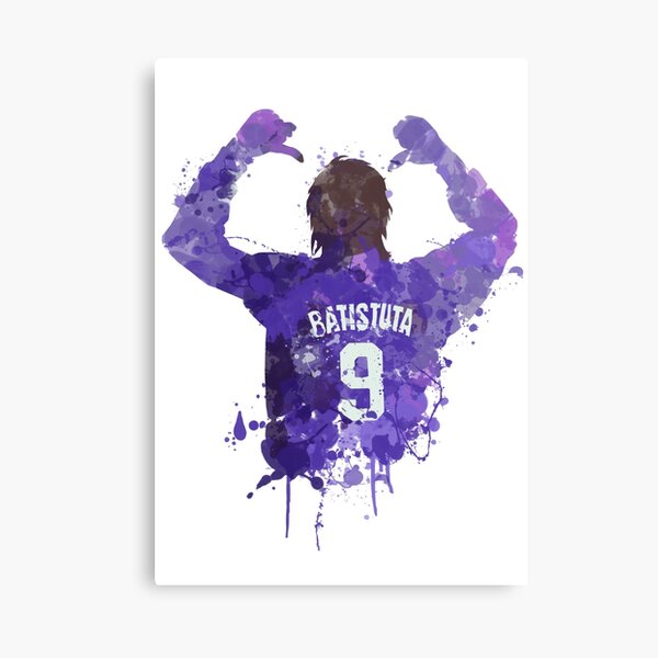 Gabriel Batistuta Art Canvas Print