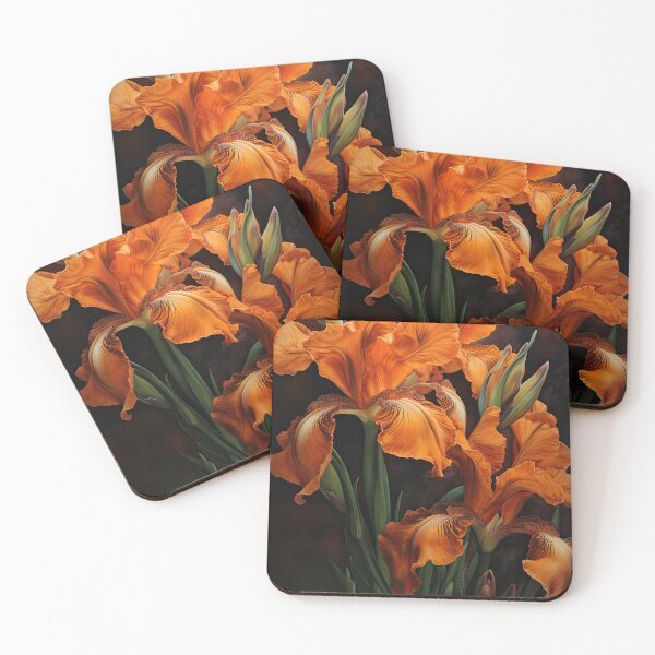 Item preview, Orange Irises  designed and sold by Vanover Designs.
