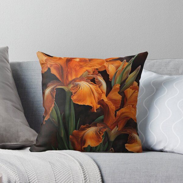 Artikelvorschau, Orange Irises entworfen und verkauft von Vanover Designs.