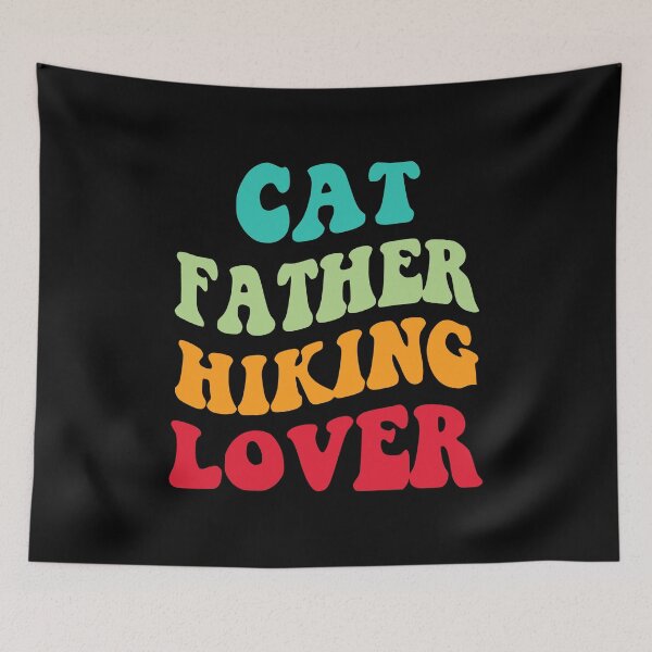 Item preview, Cat Father Hiking Lover III designed and sold by Lemon Pepper.