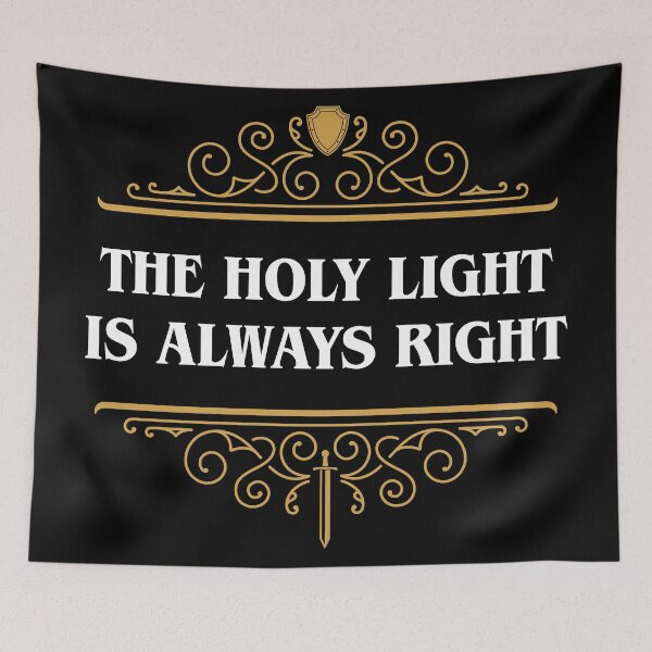 Item preview, Paladin Holy Light is Always Right Funny Tabletop RPG designed and sold by pixeptional.