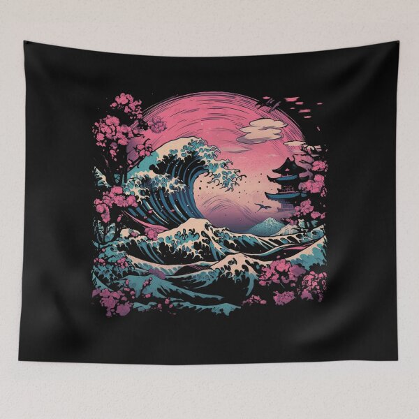 Item preview, Synthwave Traditional Japanese Wave designed and sold by pedrogag.