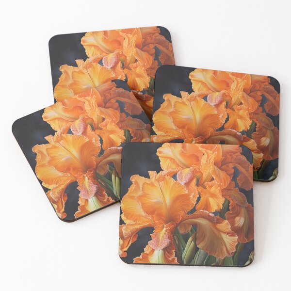 Item preview, Orange Irises  designed and sold by Vanover Designs.