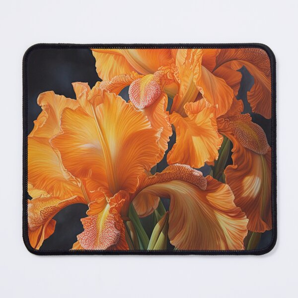 Artikelvorschau, Orange Irises  entworfen und verkauft von Vanover Designs.
