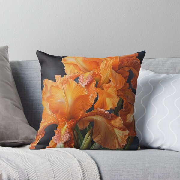 Artikelvorschau, Orange Irises entworfen und verkauft von Vanover Designs.