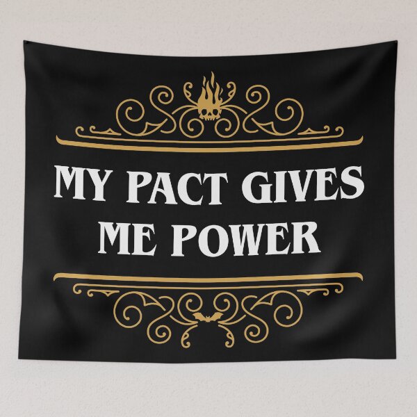 Item preview, Warlock My Pact Give Me Power designed and sold by pixeptional.