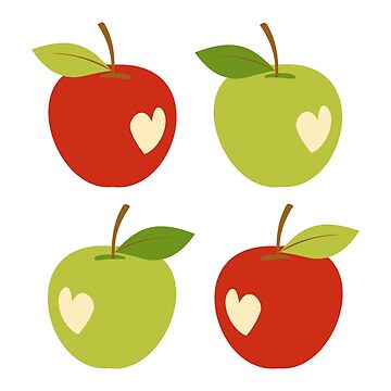 Artwork thumbnail, Bitten apples by Petits Pixels