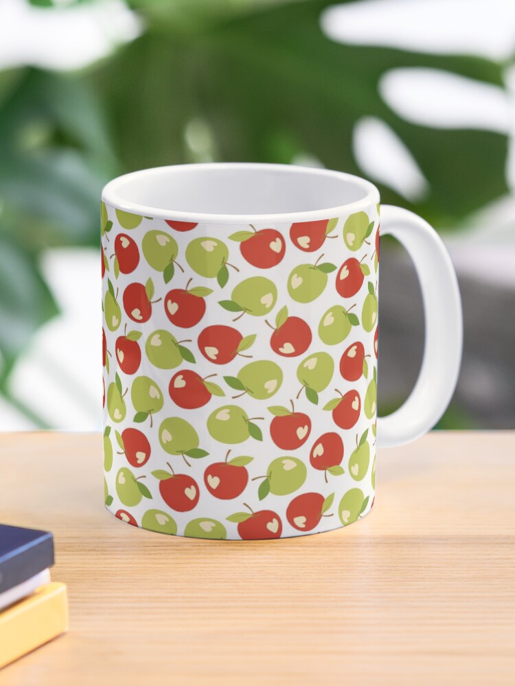 Thumbnail 1 of 6, Coffee Mug, Bitten apples designed and sold by petitspixels.