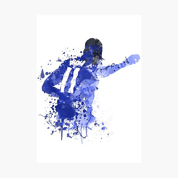 Item preview, Didier Drogba Chelsea Legend Art designed and sold by FootballArcade.