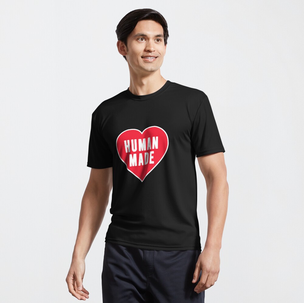 Human made red heart Essential T-Shirt for Sale by Trapcorner