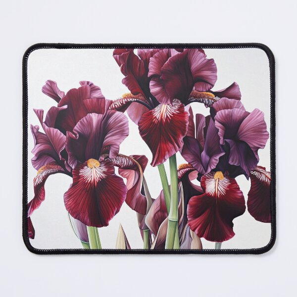 Item preview, Maroon Irises designed and sold by Vanover Designs.