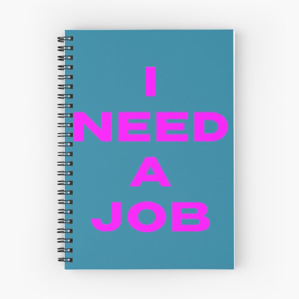 Item preview, I Need a Job Pink Fitted Scoop designed and sold by DresedInJoy.