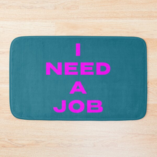 Item preview, I Need a Job Pink Fitted Scoop designed and sold by DresedInJoy.