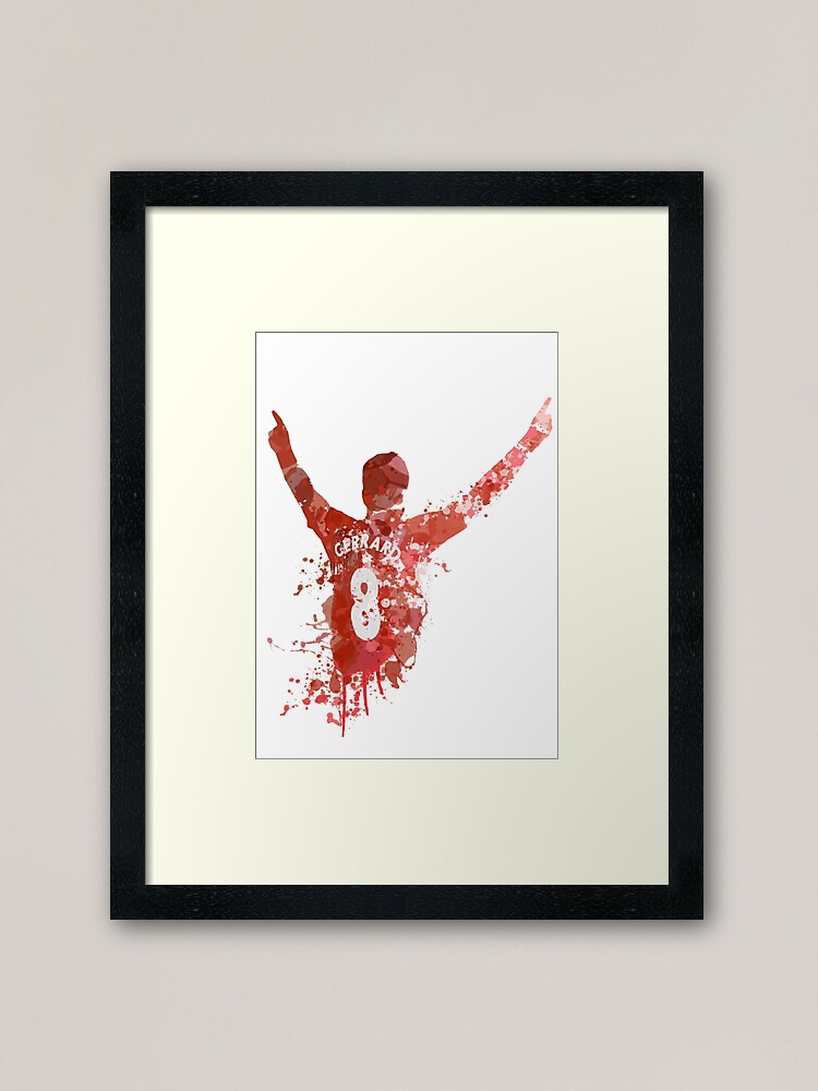 STEVEN GERRARD LIVERPOOL PHOTO PRINT ON FRAMED CANVAS WALL ART HOME DECORATION