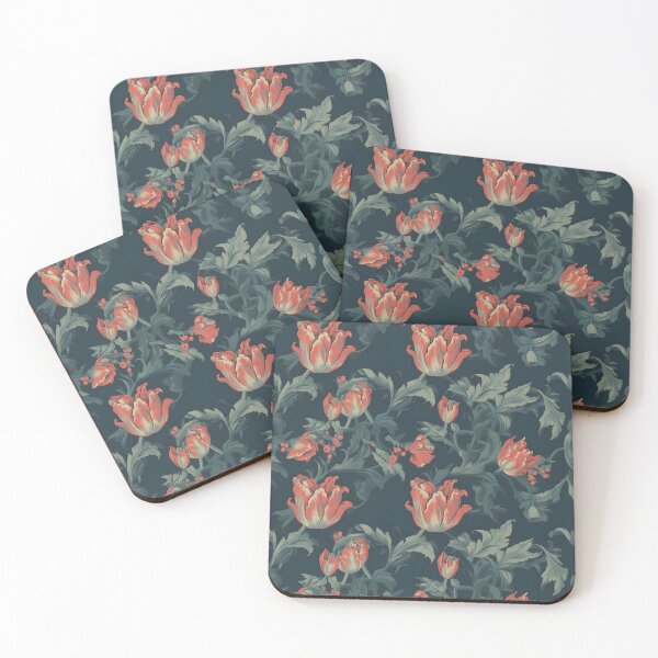 Item preview, Retro Parrot Tulips Bliss designed and sold by ImageEmporium.