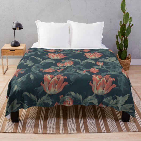 Item preview, Retro Parrot Tulips Bliss designed and sold by ImageEmporium.