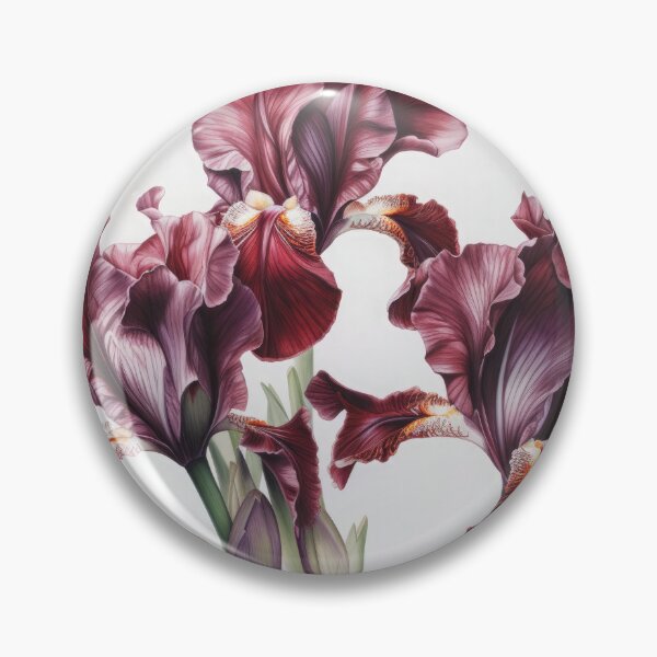 Artikelvorschau, Maroon Irises  entworfen und verkauft von Vanover Designs.