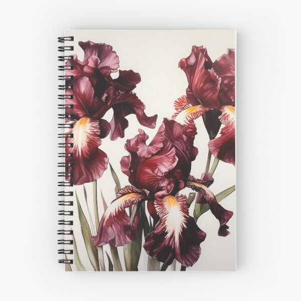 Item preview, Maroon Irises designed and sold by Vanover Designs.