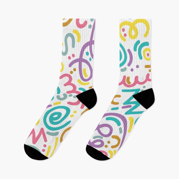 Item preview, Retro Memphis style patterns (Doodle) designed and sold by Cosmodoody.
