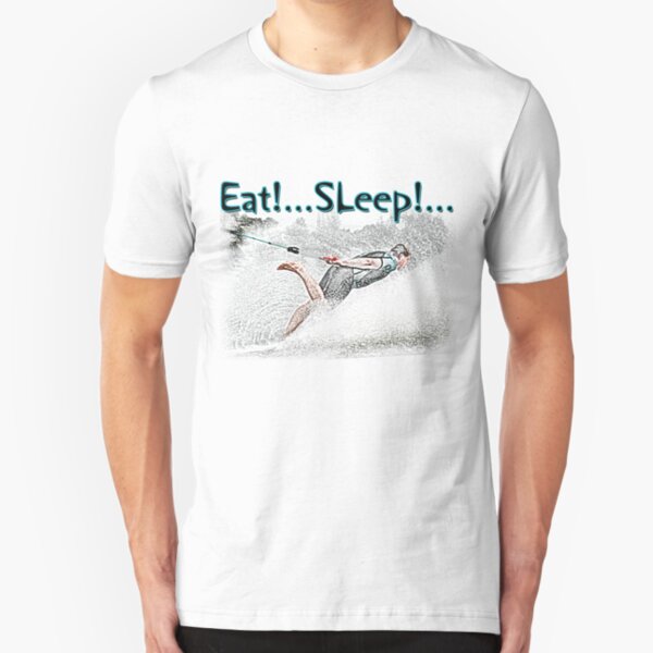 Eat Sleep Barefoot Slim Fit T-Shirt