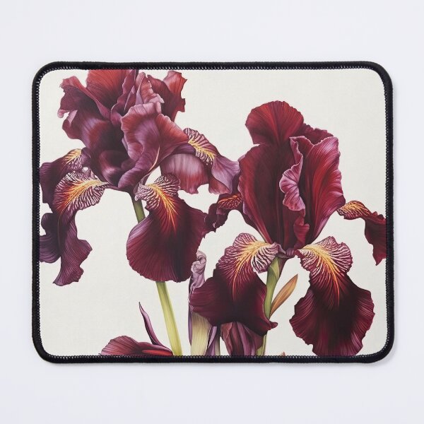 Item preview, Maroon Irises designed and sold by Vanover Designs.