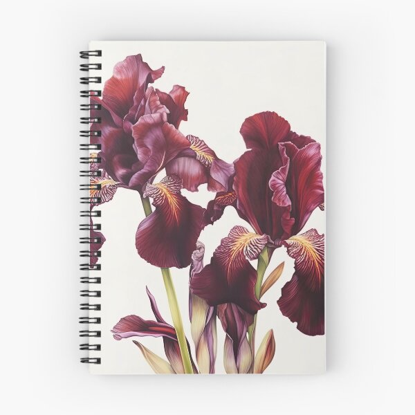 Item preview, Maroon Irises designed and sold by Vanover Designs.