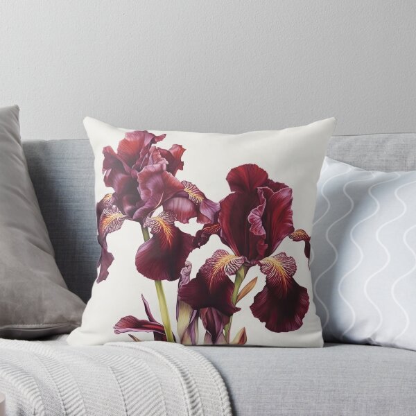 Artikelvorschau, Maroon Irises  entworfen und verkauft von Vanover Designs.